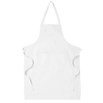 £4.49 • Buy Childrens Kids Woodwork School Technology Cooking Apron One Size Age 5-11 WHITE 