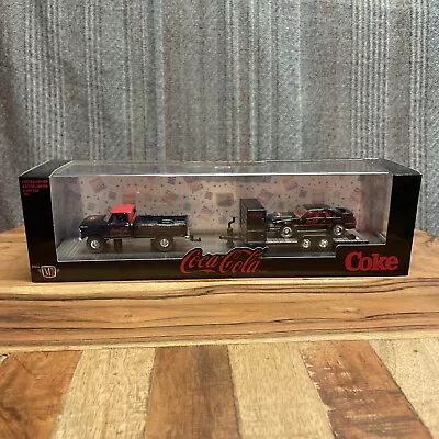 M2 Machines 1:64 Scale Coca-Cola • 1969 Ford F-100 Ranger 4X4 & 1990 Mustang GT  • $30
