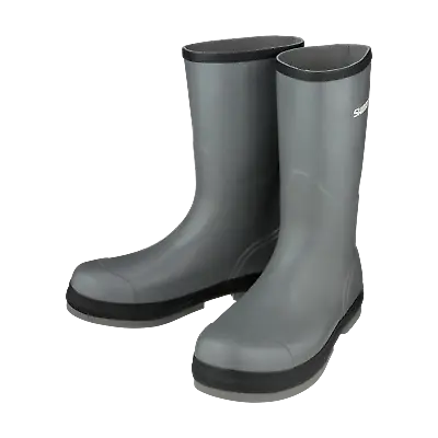 $49.99 • Buy Shimano Evair Rubber Boots Size-12 Gray Color | EVARB12GR - DISPLAY MODEL