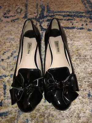 Miu Miu Bow Flats 35.5 • $69