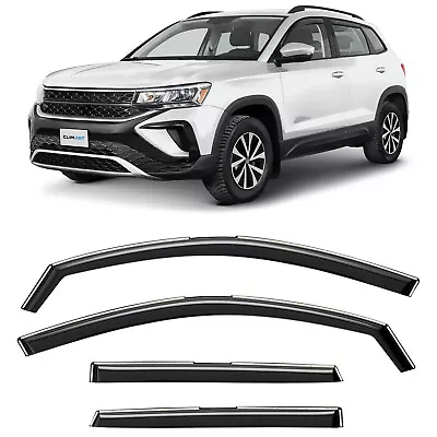 Sun Rain Visors Wind Guards For 2022-2024 Volkswagen Taos SHATTERPROOF • $69.99