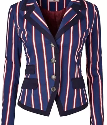 Joe Browns  Nautical Stripe   Jacket Coat Blazer 14 • £26.95