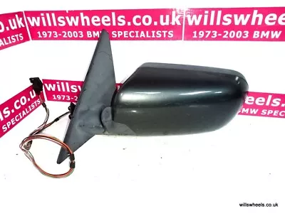 BMW E38 Nearside Passenger Electric 8 Wire Door Mirror Metallic Grey LHS • $37.88