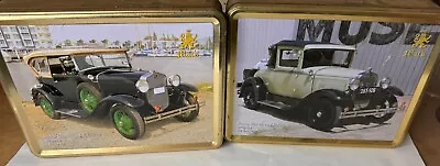 Vintage Mac’s Shortbread Tins Vintage Car Theme • $25