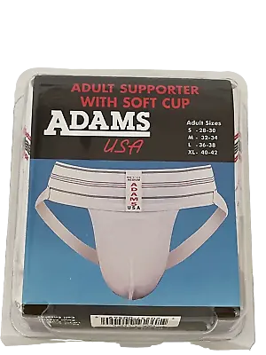 Adams USA Supporter Soft Cup - Adult LARGE 36-38  (Soft Foam Cup) Jock Strap • $9.45