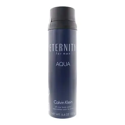 Calvin Klein Eternity For Men Aqua Body Spray 152g - New - Free P&p - Uk • £16.95