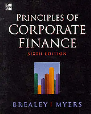 £5 • Buy Principles Of Corporate Finance By Richard A. Brealey, Stewart Myers Sloan,...