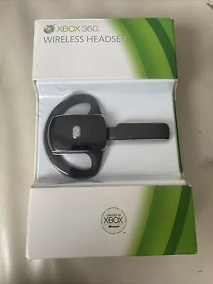 Microsoft Wireless Headset Black - Xbox 360 UK UNUSED! • £19.99