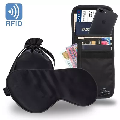 $28.99 • Buy Passport And Document Holder Family W/RFID Blocking Waterproof For Men Women