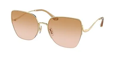 Coach Women's 60mm Shiny Light Gold Sunglasses HC7156D-90052D-60 • $92.36