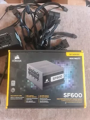 £75 • Buy Corsair SF Series SF600 - 600 Watt 80 PLUS Platinum - SFX Power Supply- SFF PSU