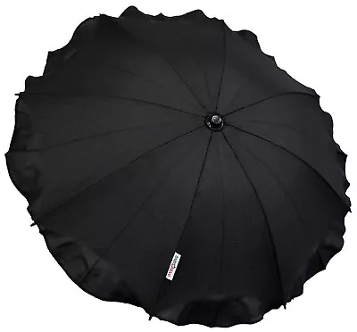 Universal Baby Umbrella Waterproof Fit Uppababy Vista Cruz G-Luxe STROLLER Black • £11.99