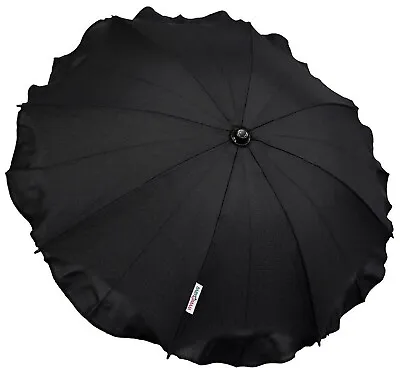 Universal Baby Waterproof Parasol Umbrella Fit Icandy Cherry Black • £11.99