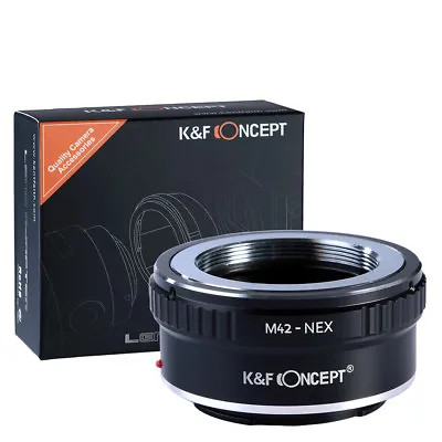 K&F Concept Adapter Mark For M42 Screw Lens To Sony E-Mount Camera NEX A7R2 • $19.45