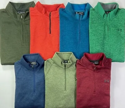 Men's Under Armour Storm Loose 1/4 Zip Sweater Fleece Lightweight Golf Pullover • $39.99