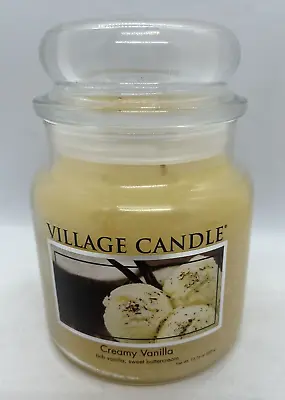 New Village Candle 2 Wick 13.75 Oz Medium Candle Creamy Vanilla • $20