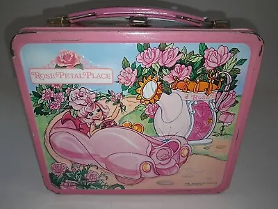 Vintage 1983 Aladdin  Rose Petal Place  Metal Lunchbox • $34