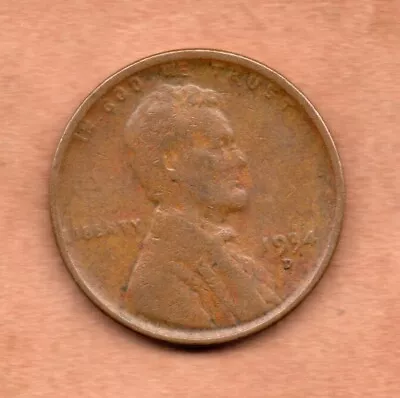 1934 D Circulated Lincoln Wheat Cent • $1.05