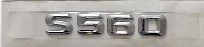 Chrome Letters S560 Trunk Lid Rear 3D Emblem Badge For Mercedes Benz S CLAS S560 • $19.89