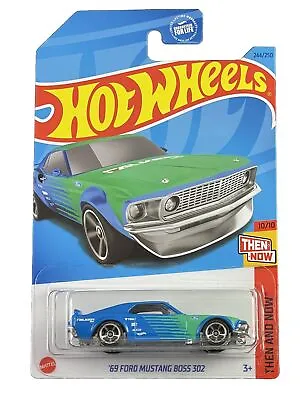 Hot Wheels 2023 HW Then And Now 10/10 '69 Ford Mustang Boss 302 Falken Tires • $3.16