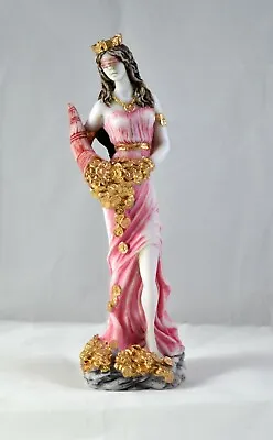 £36.10 • Buy Fortuna Tyche Goddess Of Luck And Fortune Colour Patina Statue 7,7 Inch