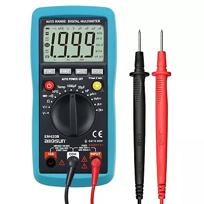 Auto-Ranging Digital Multimeter Multi Capacitance Tester Electrical Tools AC DC • $18.69