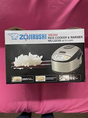 Zojirushi Micom NS-LGC05 Rice Cooker & Warmer - Stainless Black  3 Cups New • $129.99