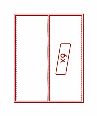 Lindner 2402E Velour Trays Light Red 2x 280x105mm For Collection Boxes Cassette • £16.52