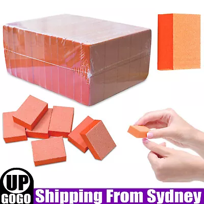 10-100x Nail File Buffer Block Sanding Sponge Acrylic Nail Art Buffing Block AU • $5.95