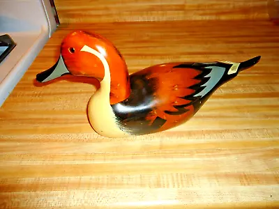 Vintage Pintail Wood Duck Decoy W Red Triangle Mark On Underside 16 X6.75 X4.75  • $49.99