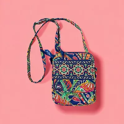 Vera Bradley Venetian Paisley Mini Hipster Crossbody Bag Purse Retired • $11.97