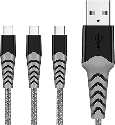 £4.29 • Buy HeavyDuty  USB Type C Charging Cable Braided Fast Phone Charger Long Lead 2M 3M
