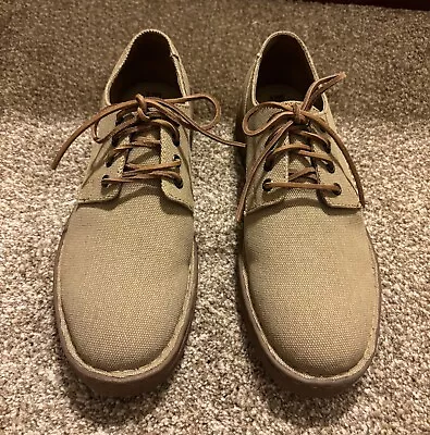 Men’s Born Shoes Size 13 Desert Tan Lace Up Oxford Shoes • $9.99