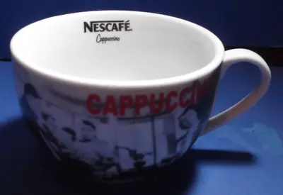 Rare Vintage Nestle NESCAFE CAPPUCCINO COFFEE WONDERFUL DAYS MULTI COLOR CUP MUG • $14.99