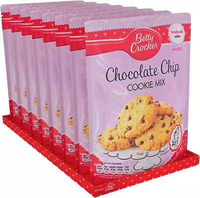 Betty Crocker Chocolate Chip Cookie Mix 200g Pack Of 8 • £21.81