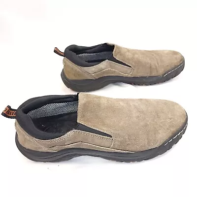 Eddie Bauer Newport Suede Shoes Slip On Comfort Walking Loafers Mens Size 12 • $32.37