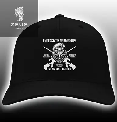 USMC United States Marine Corps Scout Sniper Camp Pendleton School Baseball Cap • $22
