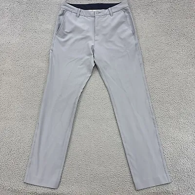 Footjoy Golf Pants Mens 33x32 Gray Performance Athletic Stretch FJ Adult 32w* • $38.88