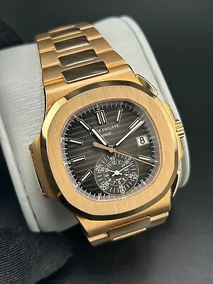 Patek Philippe Nautilus 5980/1R -001 Rose Gold - With Box And Papers • $198500