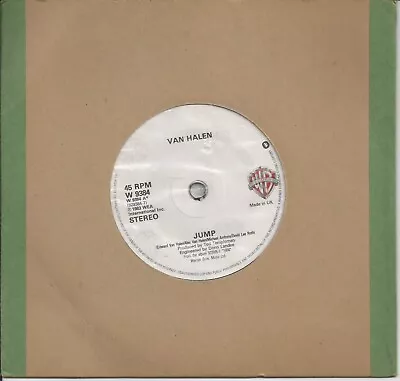 Van Halen - Jump 7  45rpm Vinyl Single 1983 • £4.25