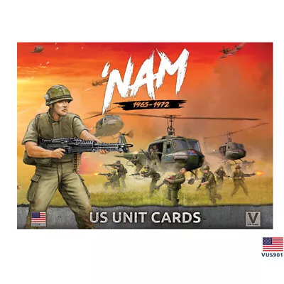 Flames Of War Unit Cards - US Forces In Vietnam (x117 Cards) ('Nam) VUS901 • $27