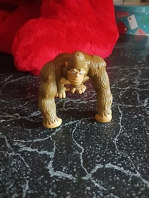 3.5  BAMBA Gorilla Ape Action Figure Squish Toy Cake Topper Rainforest Cafe RFC • $5.95