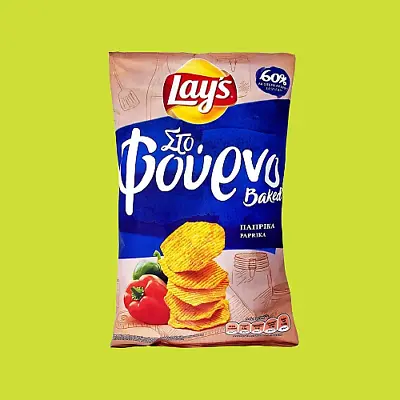 £18.70 • Buy Greek Lay's Potato Chips, Oven Baked, Paprika, -60% Fat, 2 X 125 G (4.41 Oz) 