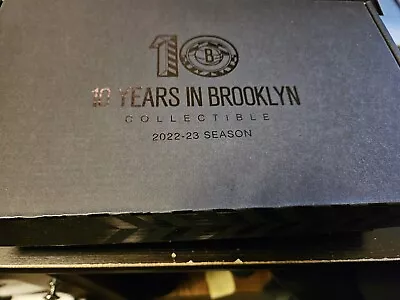 Nets SGA Core Court 10 Years In Brooklyn Collectible NEW IN BOX • $29.99