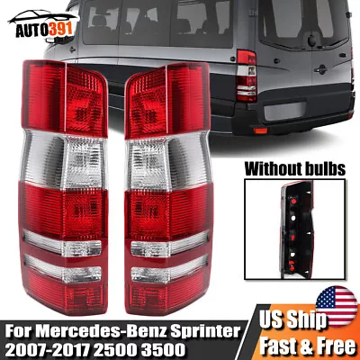 Pair Tail Lights For Mercedes Benz Sprinter 2500 3500 2007-15 16 2017 Rear Lamps • $78.93