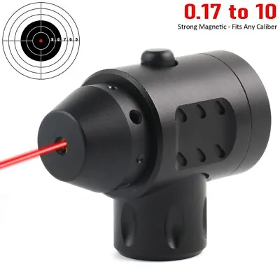 Magnetic Bore Sight Red Laser Bore Sighter Kit Fit Any Caliber Rifles Shotguns • $32.96