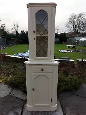 £90 • Buy Shabby Chic Solid Pine Corner Unit In Farrow &Ball Cream No 67