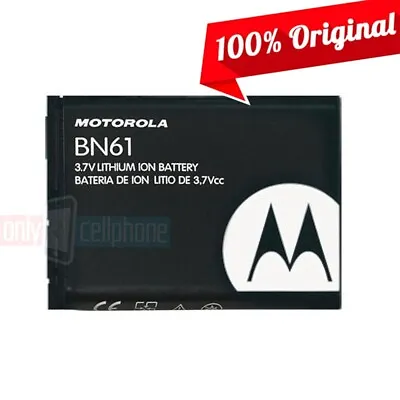 Original Motorola BN61 SNN5832A Battery For Karma Eco Debut Hint Barrage Rapture • $10.87