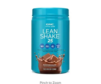 GNC Lean Shake 25 Rich Chocolate 22.01 Oz New • $30