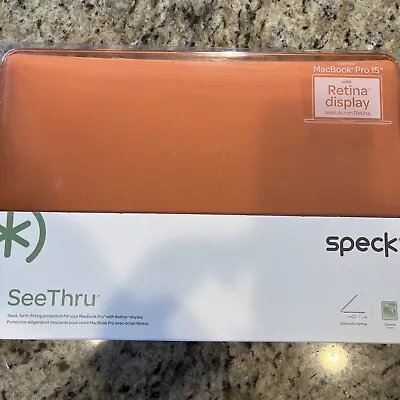 Speck SeeThru Case Macbook Pro Retina 15 Inch Wild Salmon • $18.99